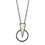 Thumbnail: TK2524 - IP Black(Ion Plating) Stainless Steel Chain Pendant with