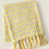 Thumbnail: Pastoral Style Yellow Knitted Woolen Blanket