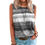 Thumbnail: 2021 New Summer  Women Clothing  Gradient Contrast Vest T-shirt for