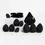 Thumbnail: 12-Piece All-Purpose Makeup Sponge Set, Made of 3 Loose Powder Puffs,