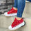 Thumbnail: 2022 Pattern Canvas Women Sneakers Casual Sport Shoes