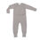 Thumbnail: Smart Footed One-Piece + Bib - Gray