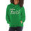 Thumbnail: Womens Hoodie - Pullover Sweatshirt - Pink Graphic / Inspire Faith
