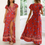 Thumbnail: Womens Wrap Style V Neck Floral Maxi Dress