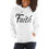 Thumbnail: Womens Hoodie - Pullover Sweatshirt - Black Graphic / Inspire Faith