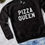 Thumbnail: PIZZA QUEEN WOMEN SWEAT SHIRT