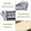 Thumbnail: PawHut Pet Soft Warm Sofa Elevated Dog Puppy Sleeping Bed Bed Raised