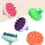 Thumbnail: Silicone Shampoo Scalp Hair Massager Head Body Scalp Massage Brush