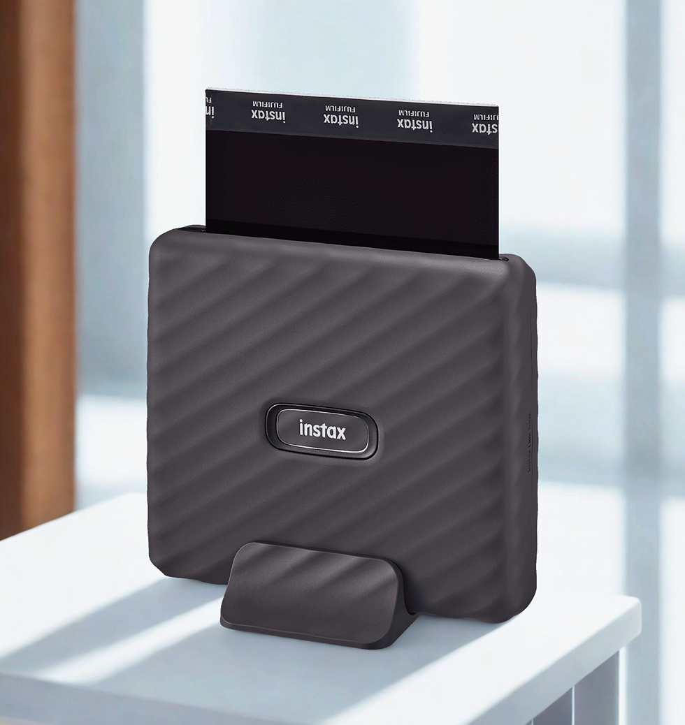 Thumbnail: Instax Wide Link printer producing a Wide-format photo