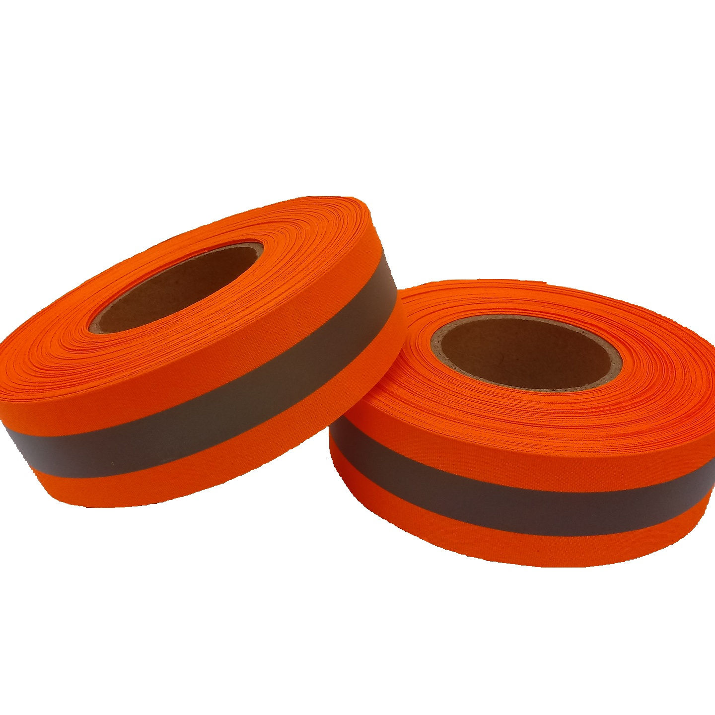 Fita Refletiva Laranja - Gorgurão - 100 metros