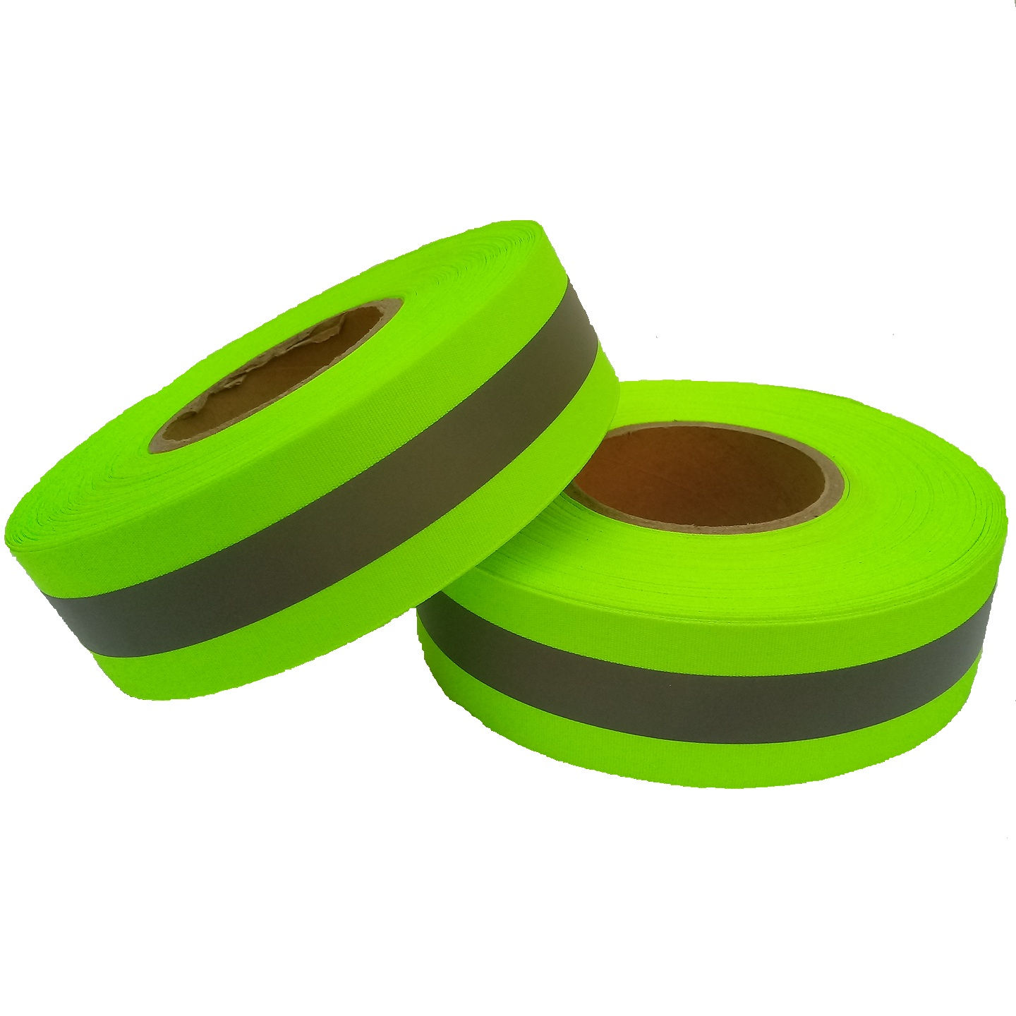 Fita Refletiva Verde Limão - Gorgurão - 100 metros