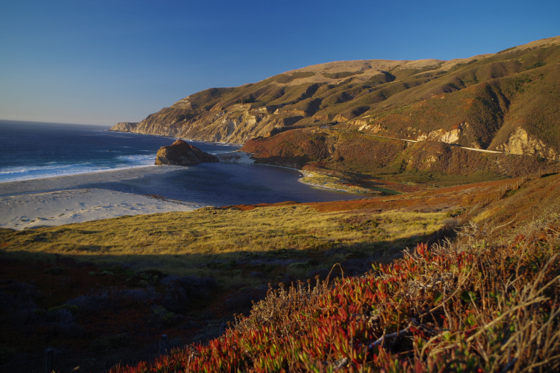 Big Sur au coucher du soleil