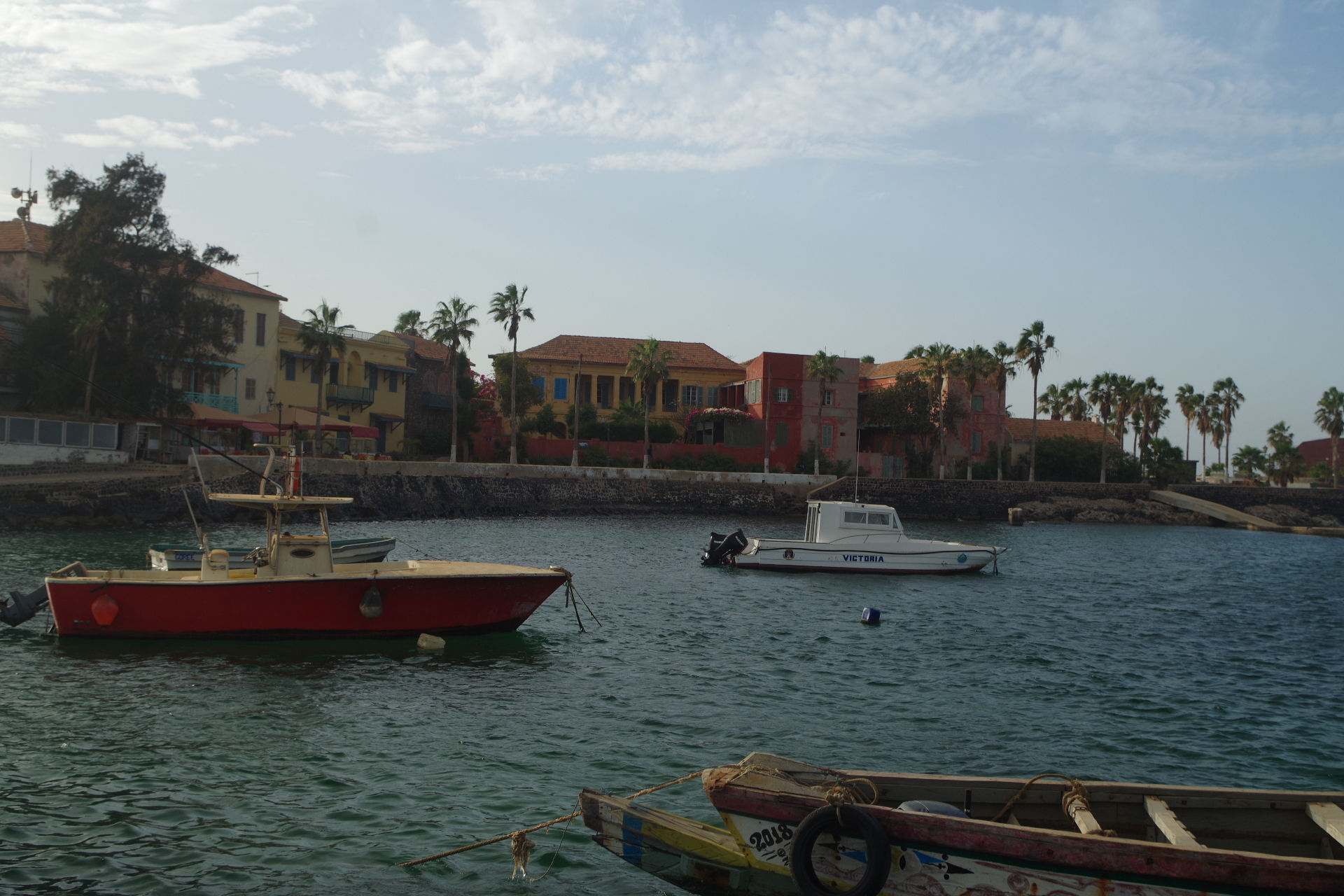 l'arrivée sur Gorée