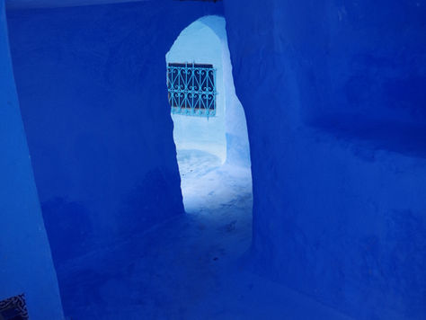 Enivrées de bleus à Chefchaouen