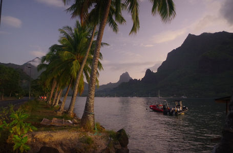 moorea baie cook petite soeur lagon montagne
