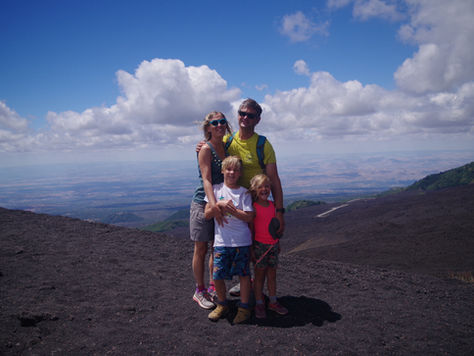 On a marché sur l'Etna!
