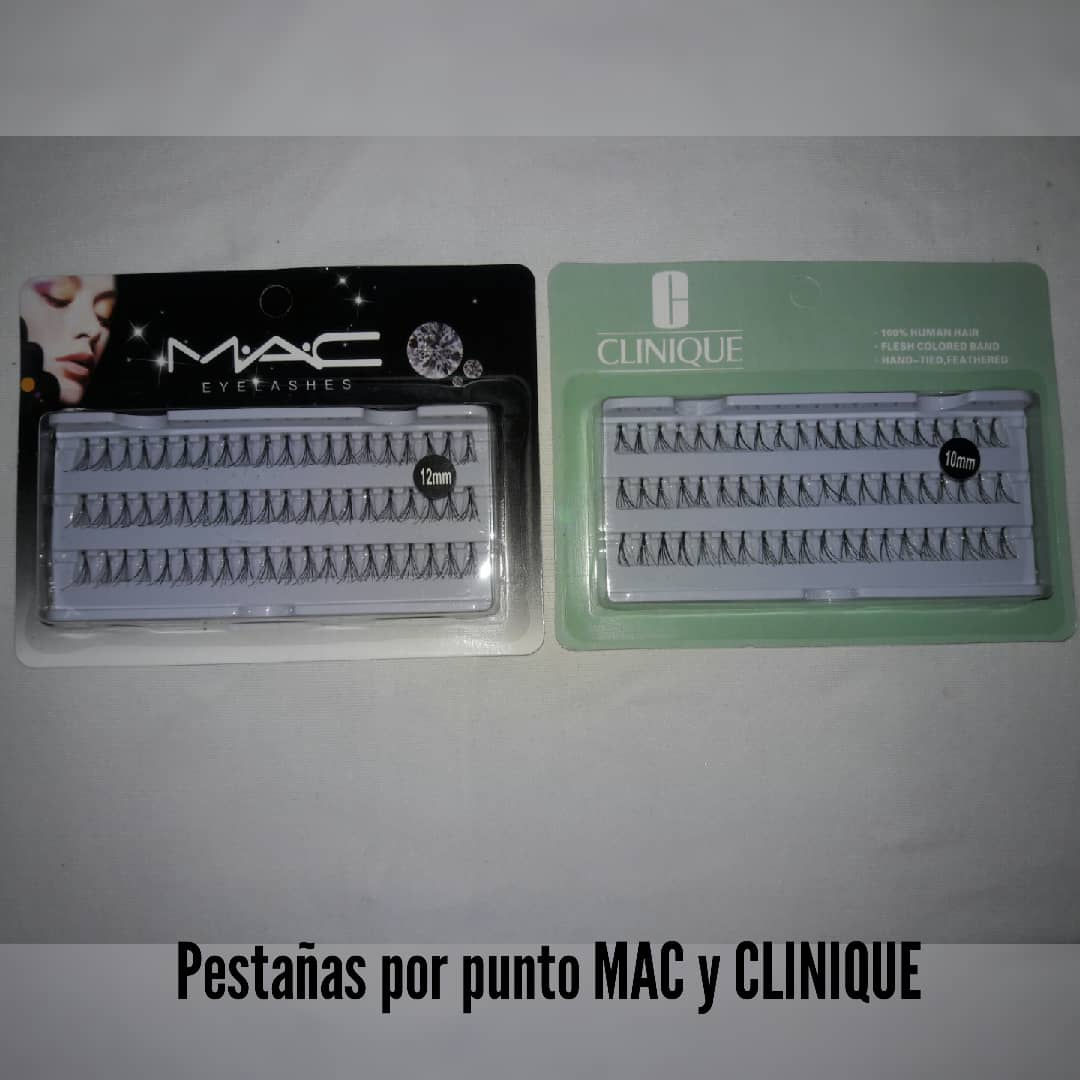 Pestañas por Punto MAC y CLINIQUE