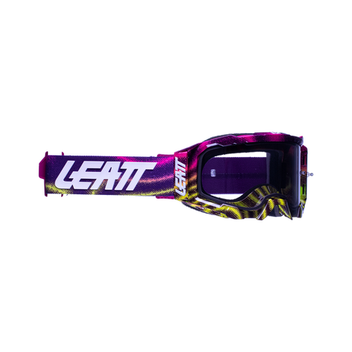 Leatt 5.5 Zebra Neon Goggle (防弾レンズ) 5.5 Goggle Zebra