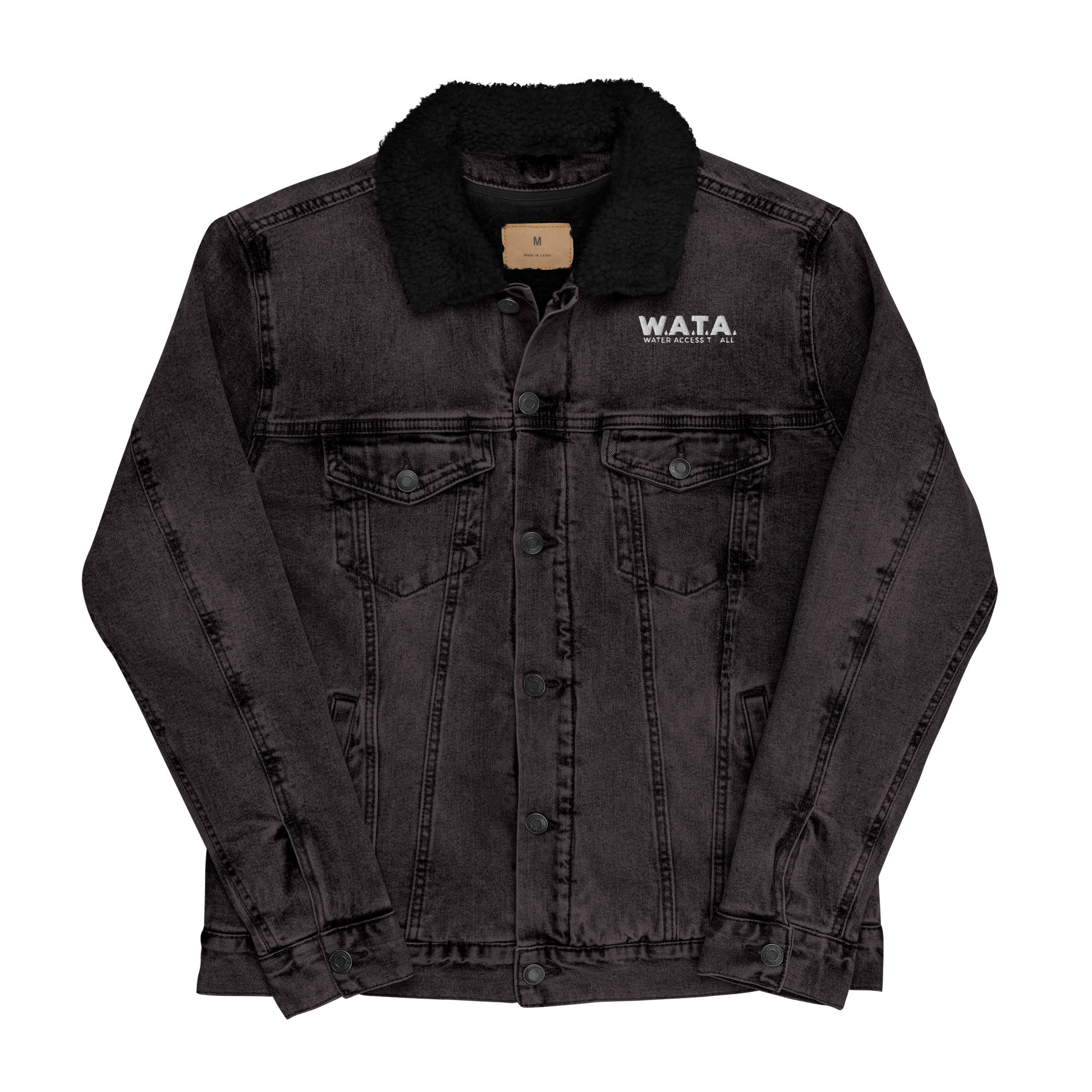 W.A.T.A. Denim Sherpa Jacket