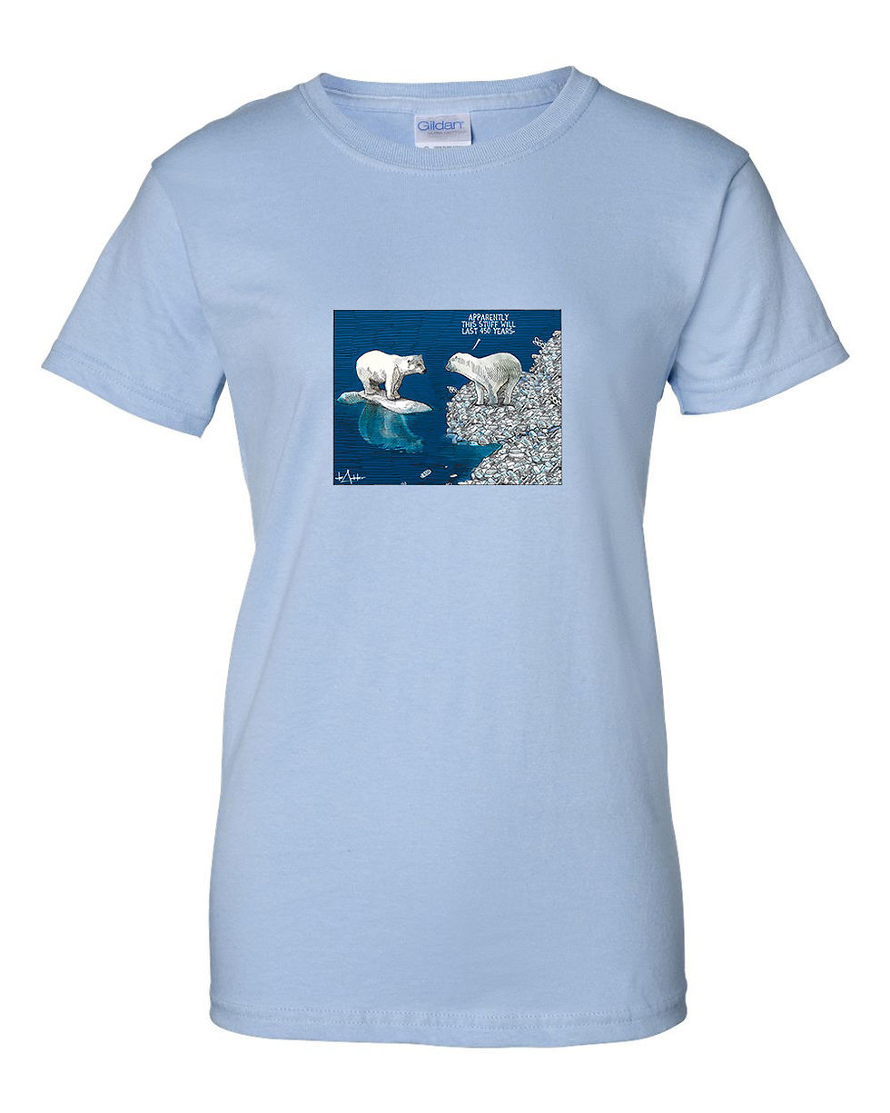 Thumbnail: Women's Short Sleeve Shirt - Polar Bears