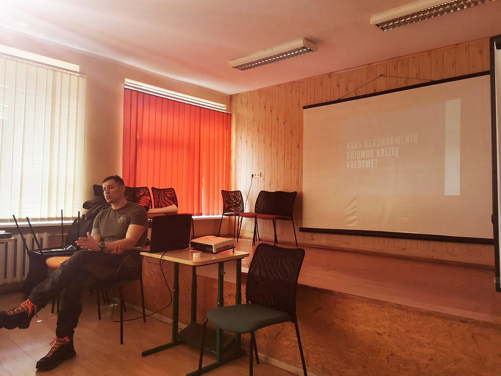 Pasirengimas krizėms prasideda ramias laikais