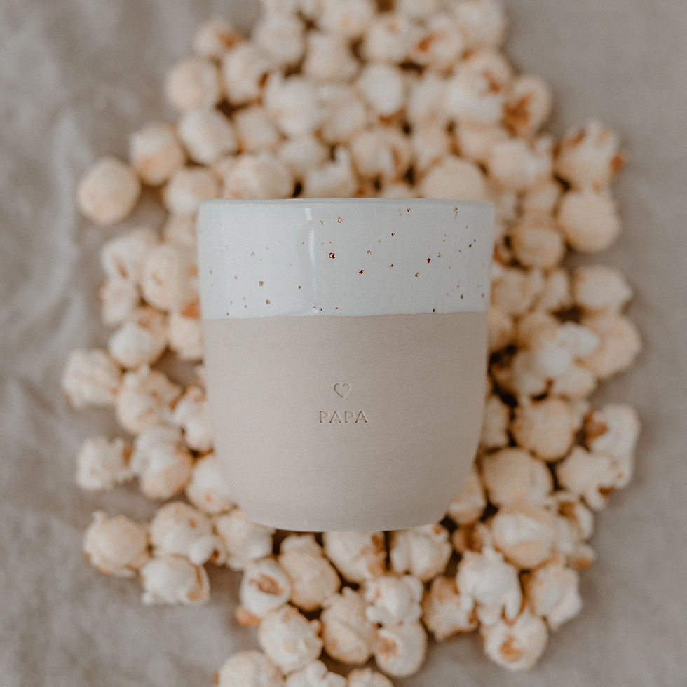 Miniaturbild: Becher "Papa" aus Steingut von Eulenschnitt, im Bazar in Seewis zu kaufen