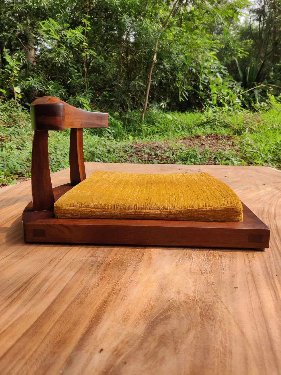 Thumbnail: Wooden Floor Chair