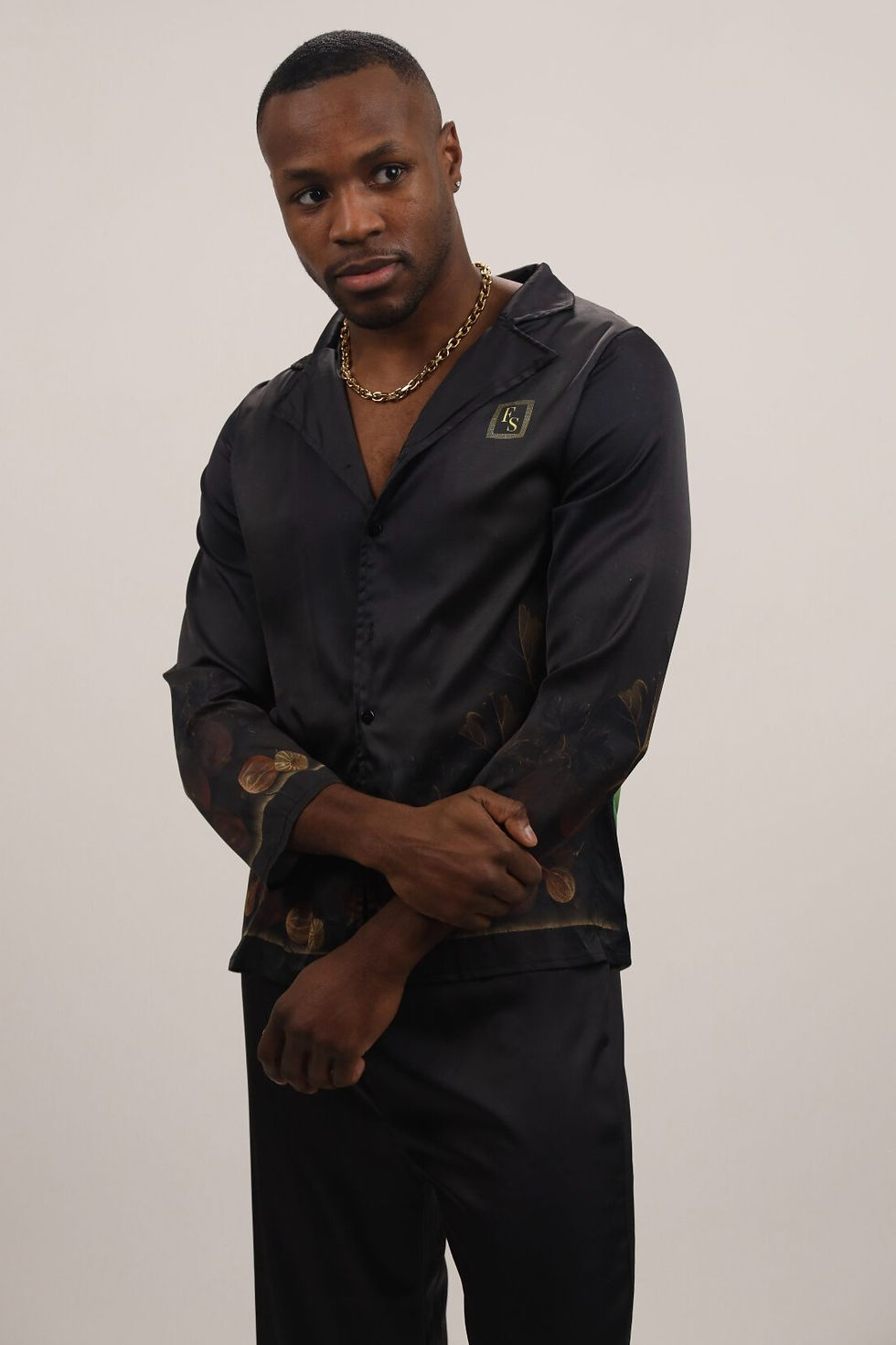 Thumbnail: FRUIT OF THE SPIRIT - MEN'S LAPEL PYJAMA SET