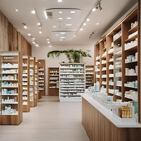 Agencement pharmacie ,meubles style nature.jpg