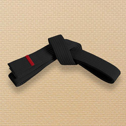tied black belt 1 stripe
