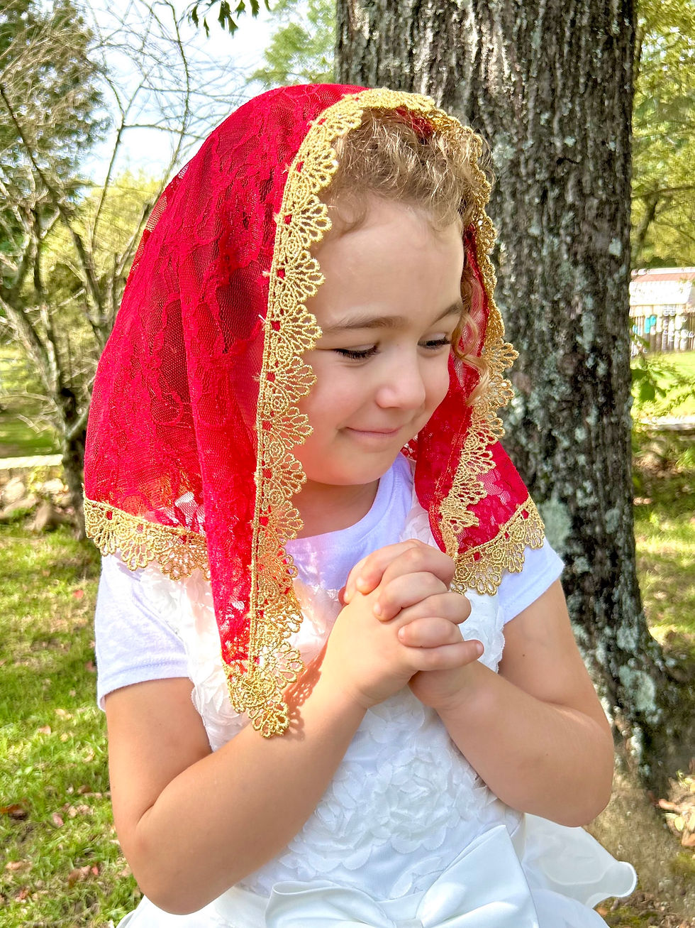 Thumbnail: Red Gold Veil - Small