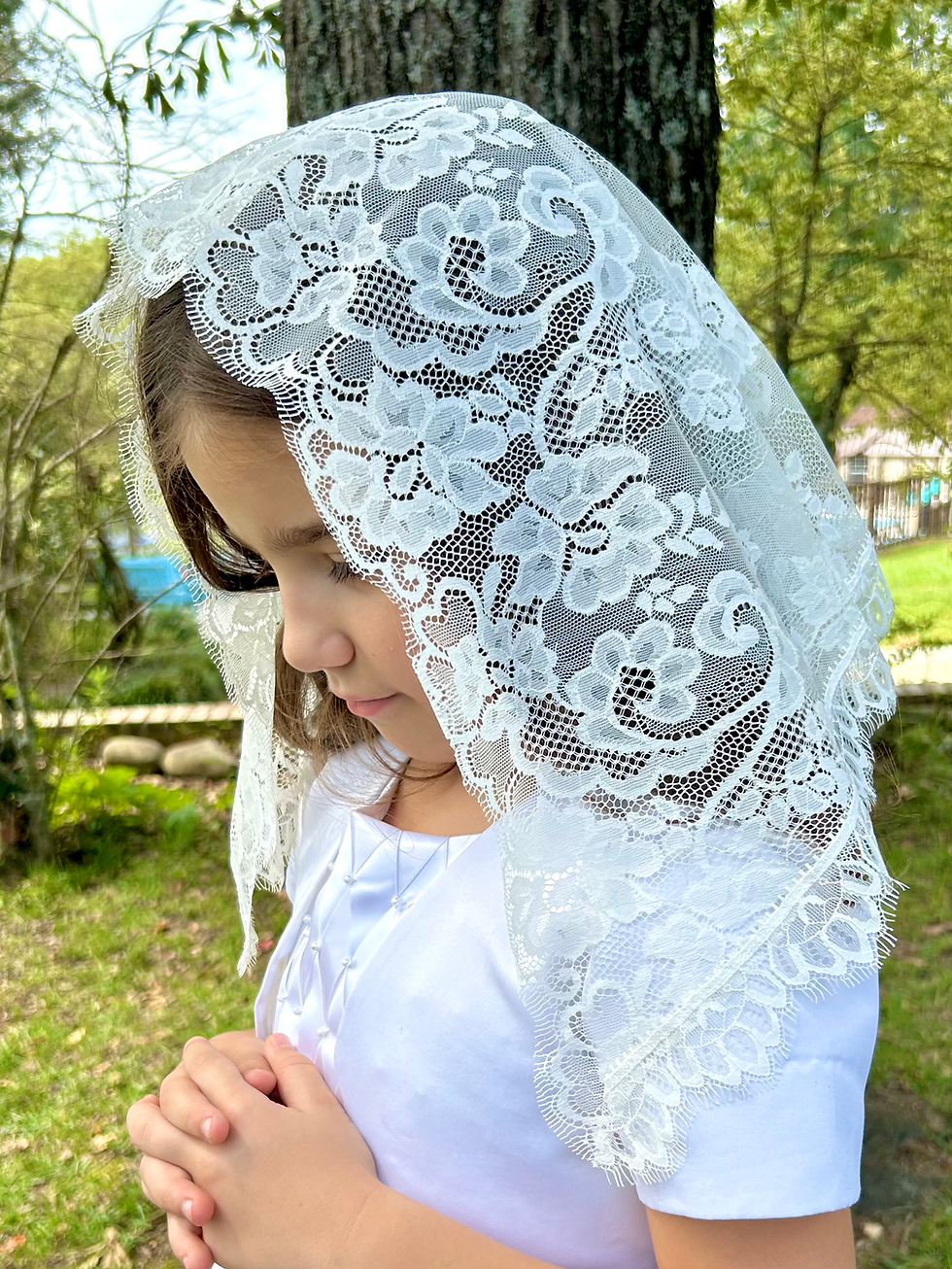Thumbnail: White, Black or Ivory Eyelash Veil- Small 3 colors