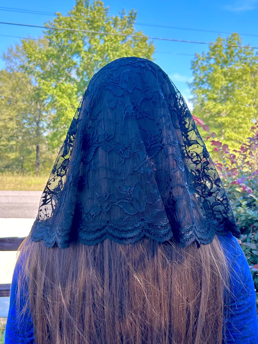 Thumbnail: Rebecca Veil - Medium black white ivory 
