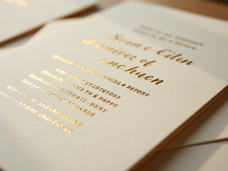 Elevate Your Events with Custom Luxury Invitations from Stylish Print LLC in NYC