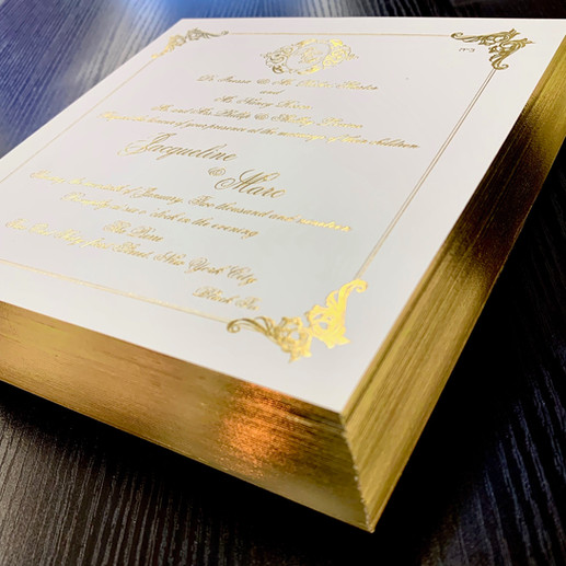Foil stamping in New York City