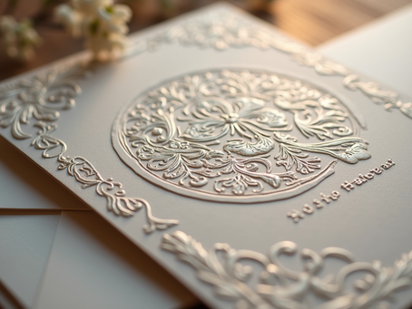Mastering the Art of Custom Embossing for Invitations in New York City's Premier Studio