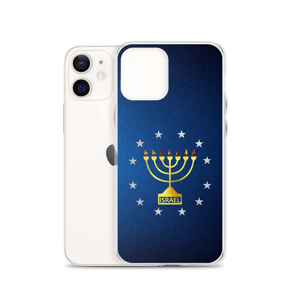 Miniature : MENORAH WITH STARS iPHONE CASE