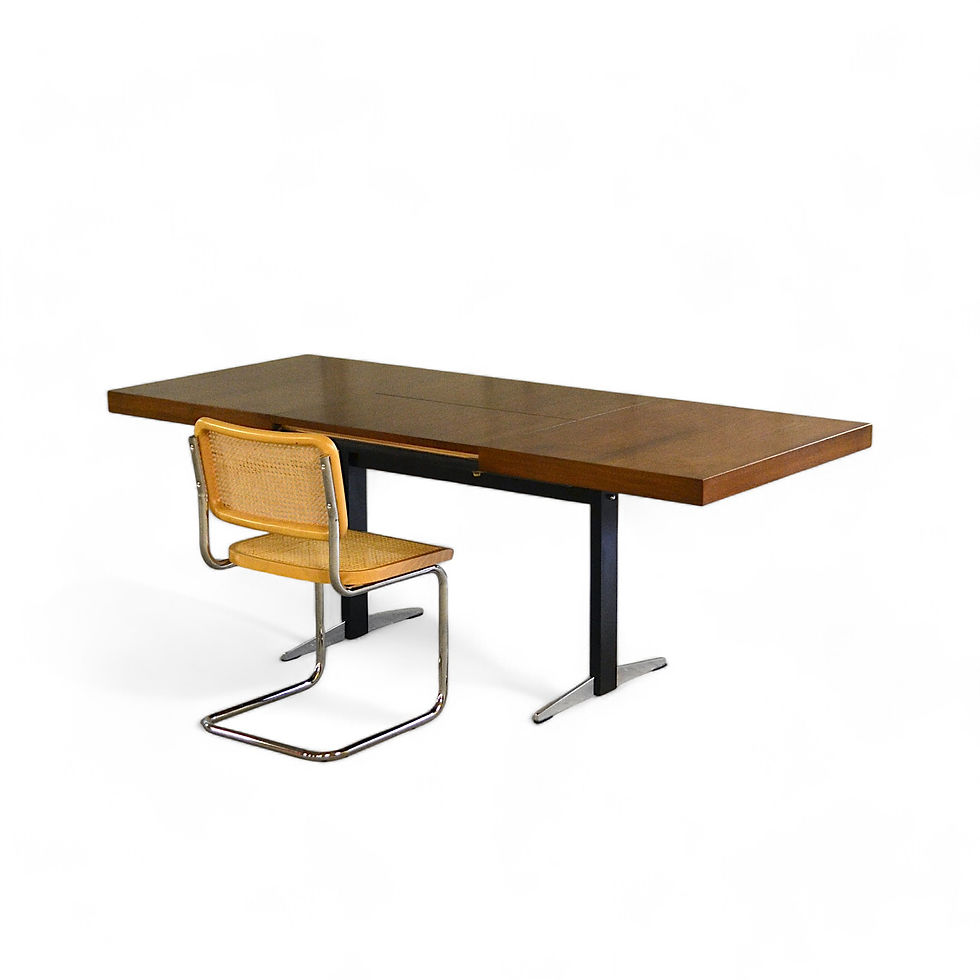 Table extensible en noyer, Mobelfabrik Willisau AG, Suisse, 1960's