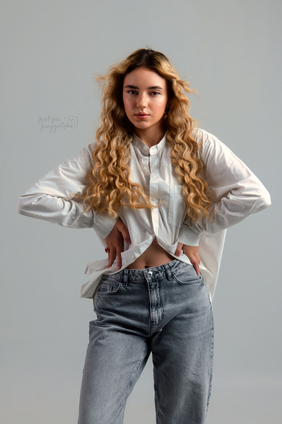 fashion portret w studio