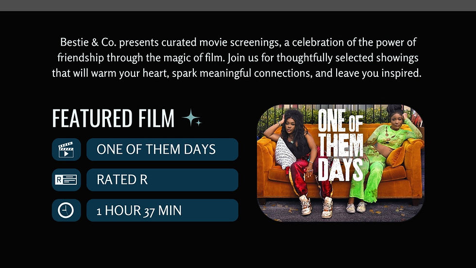 Film Screening: One of Them Days