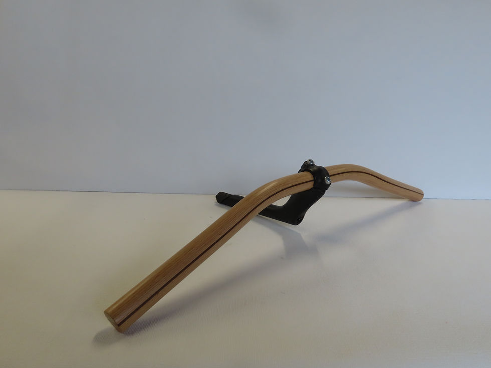 Thumbnail: No1 beukenhouten stuur met notenhouten bies