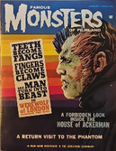 Famous Monsters of Filmland #24 August 1963 uncredited cover painting of Henry Hull as Werewolf of London