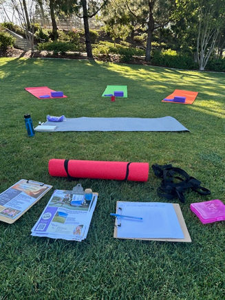 Yoga in the Park San Elijo Hills/Schoolway Sunset Trails Saturday mornings 8:30 am 