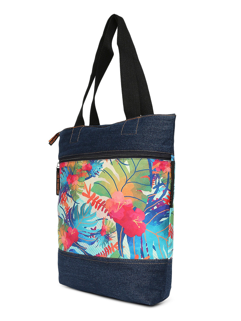 Thumbnail: Tropical Denim Tote Bag