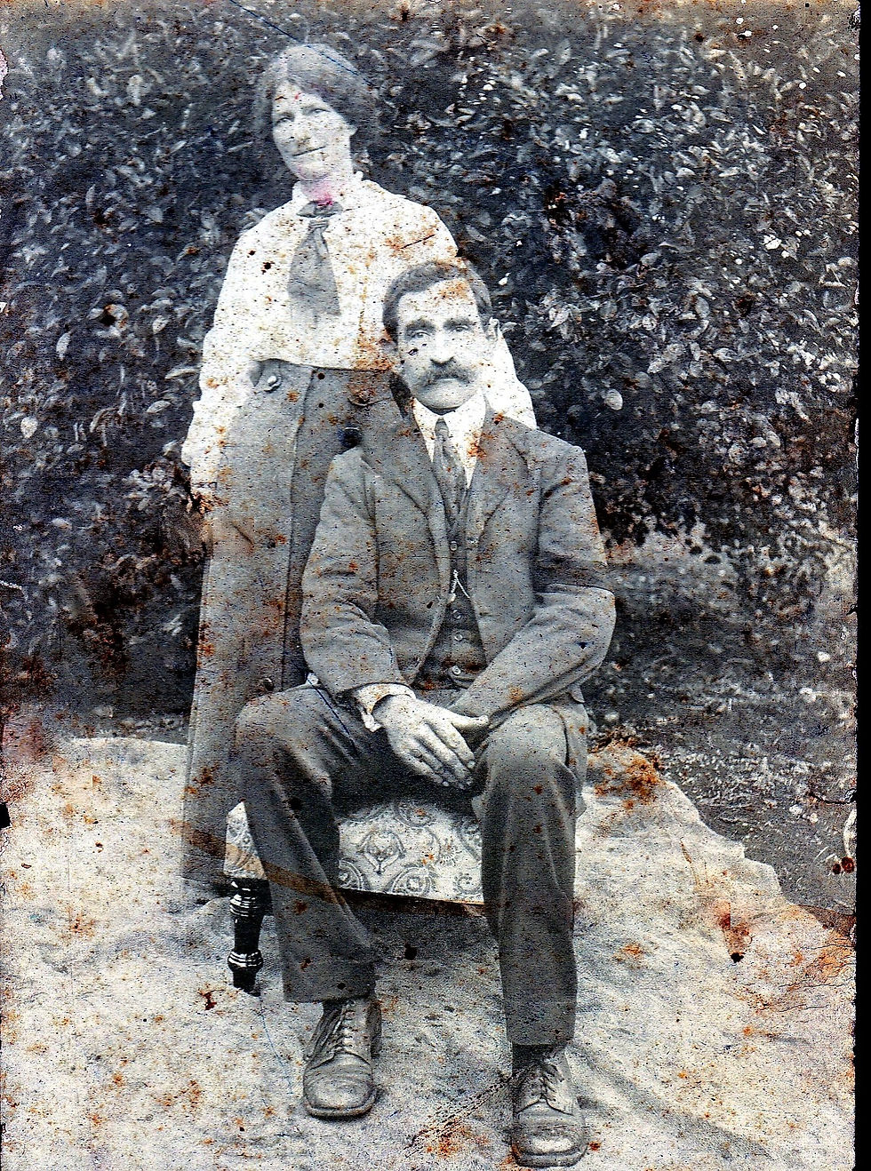 Lizzie and John Thomas (Jack) Woof circa 1910