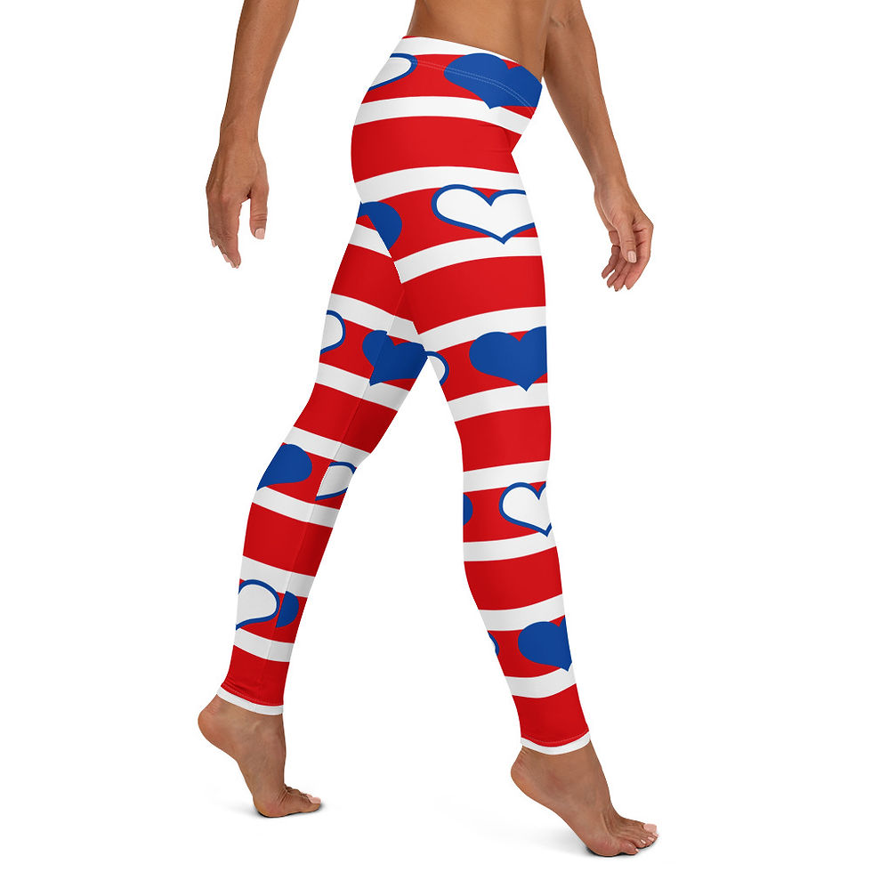 Thumbnail: FLAG 164: Flag pattern digital print leggings, Apparel and Accessories.
