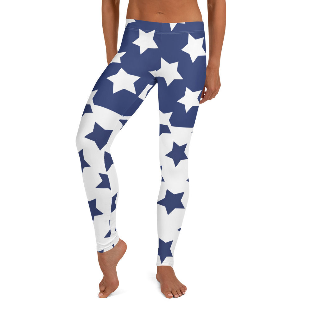 FLAG 209: Flag pattern digital print leggings, Apparel and Accessories.