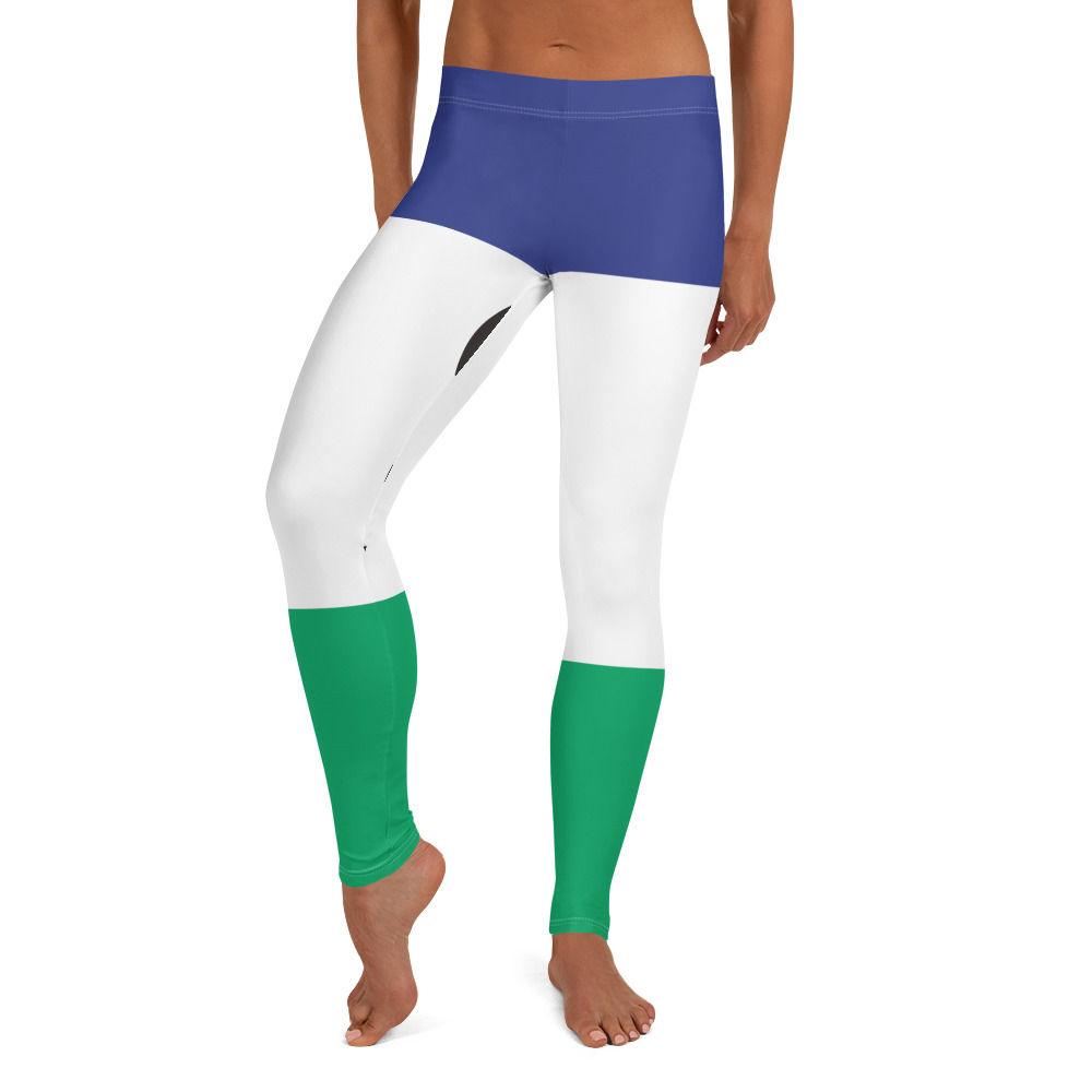 FLAG 113: Flag pattern digital print leggings, Apparel and Accessories.