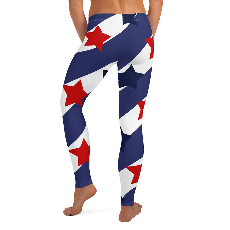 Miniaturbild: FLAG 188: Flag pattern digital print leggings, Apparel and Accessories.