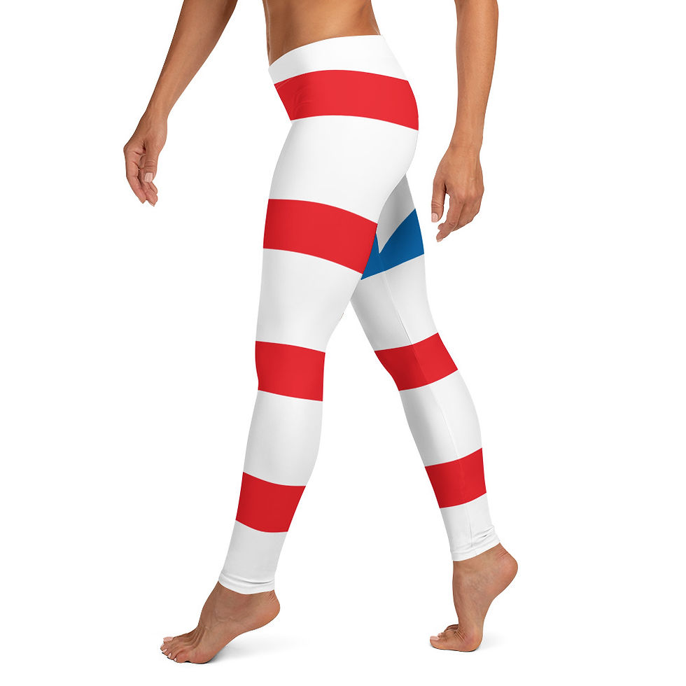 الصورة المصغرة: FLAG 40: Flag pattern digital print leggings, Apparel and Accessories.